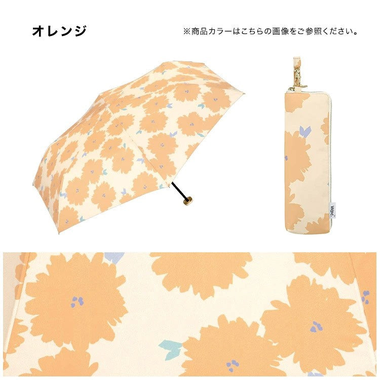 フルール ミニ 雨傘 折りたたみ傘 Wpc. 定形外 送料無料 雨傘 折りたたみ 日傘 傘 7939-115-002 折り畳み傘 晴雨兼用 花 植物