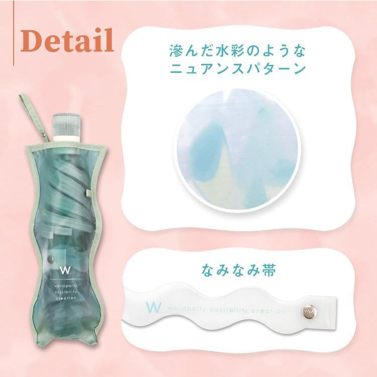 折りたたみ傘 フラワーベースアンブレラ ミニ ビニール傘 雨傘 折りたたみ 傘  PT-0081-002 可愛い おしゃれ 通勤 通学 映え 花瓶 収納ケース 旅行 レディースピンク