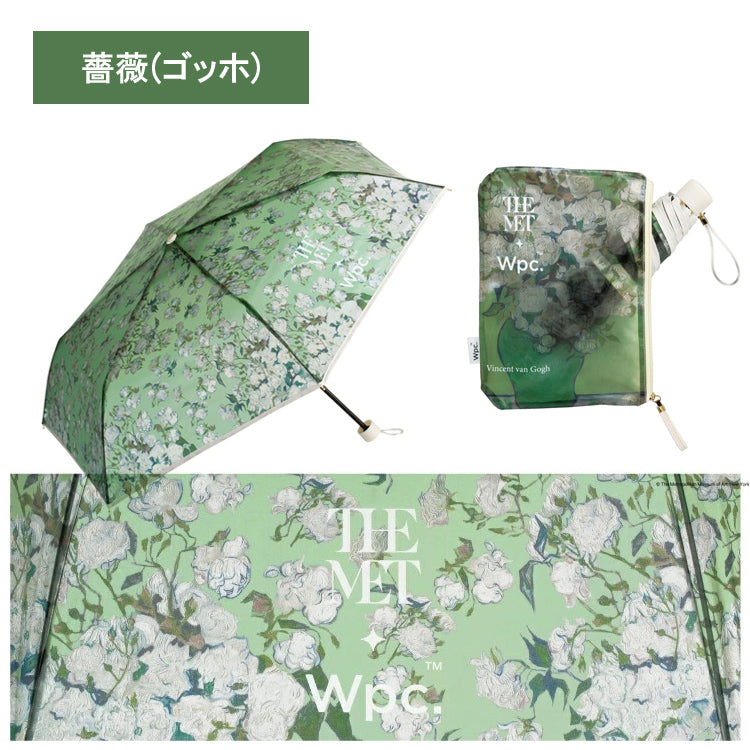 Wpc. メトロポリタン美術館 名画 アンブレラ ミニ THE MET × Wpc. 定形外 送料無料 pt-mt 折り畳み 傘 ビニール傘 手開き wpc 軽量  半透明 ゴッホ ドガ ルノワール モネ