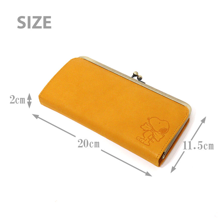 送料無料 ナダヤ PEANUTS New Gentle Dog スヌーピー 長財布 財布