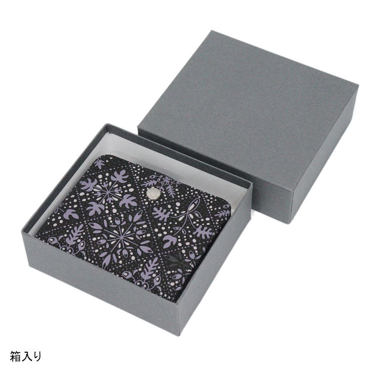 印傳屋 印伝 シアソム 二つ折り 財布 9022 送料無料 さいふ 小銭入れ モザイク 模様 ギフト レディース