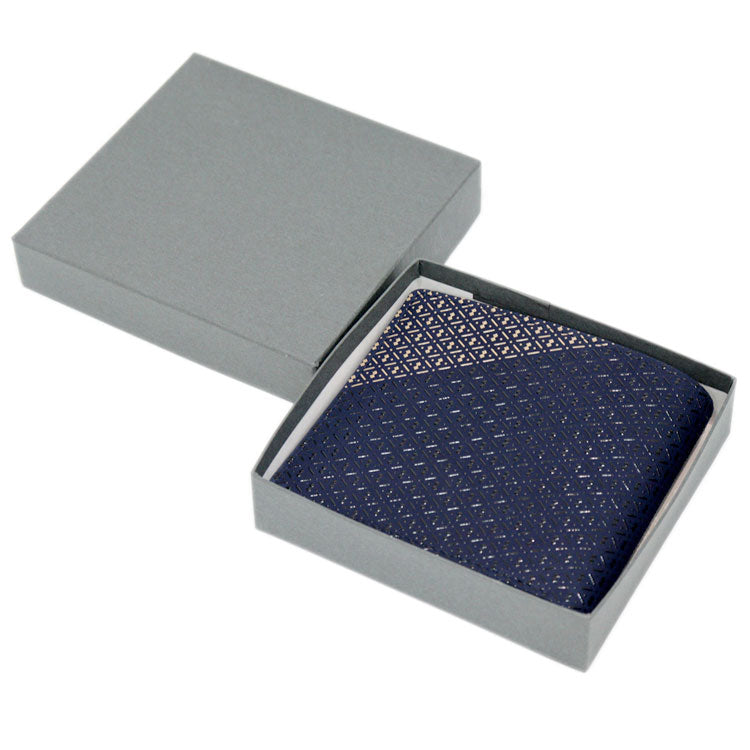 印傳屋 印伝 庵 いほり2つ折り財布  8212 送料無料 財布 折り財布 模様 本革 ギフト メンズ