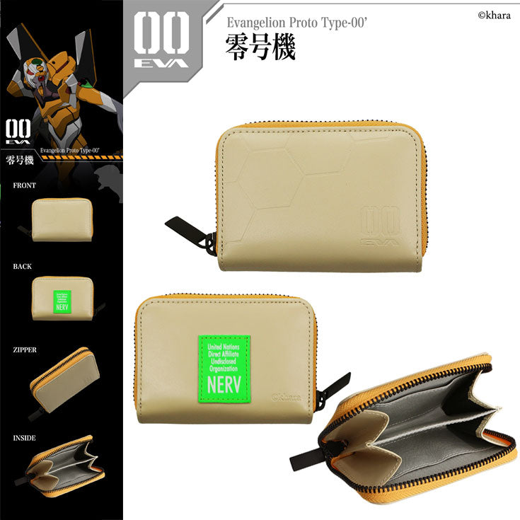 エヴァンゲリオン 財布 小銭入れ コインケース 本革 89010 NADAYA カードケース 初号機 零号機 2号機 Mark.06 8号機 コンパクト メンズ レディース ギフト [eva-002]初号機(ブラック)