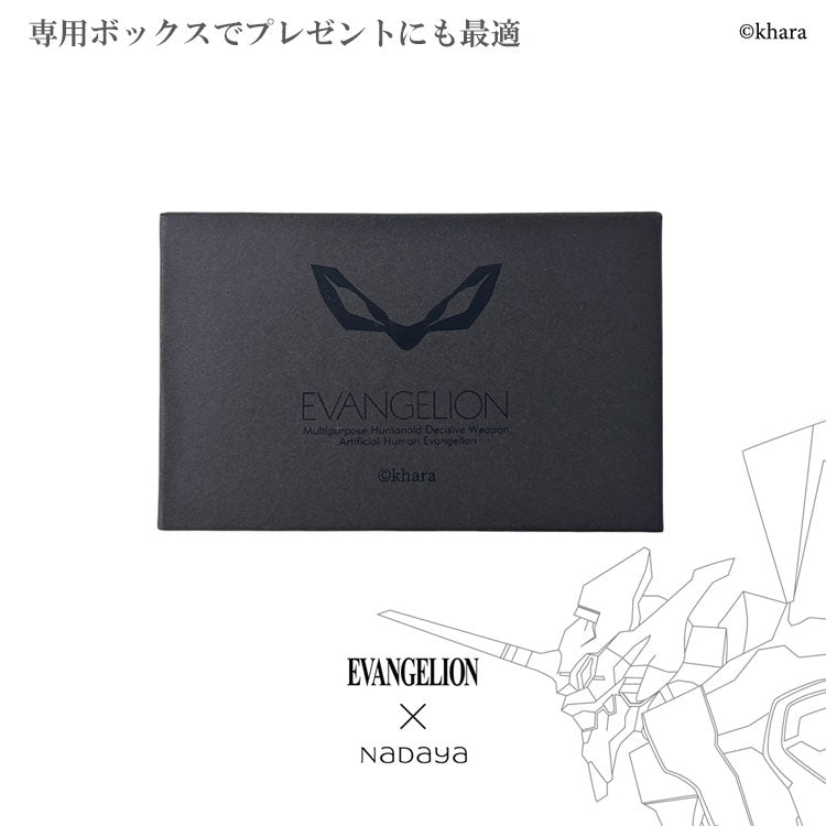 エヴァンゲリオン 財布 小銭入れ コインケース 本革 89010 NADAYA カードケース 初号機 零号機 2号機 Mark.06 8号機 コンパクト メンズ レディース ギフト [eva-002]初号機(ブラック)