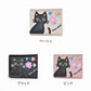 猫 パッチワーク 2ツ折り財布 BBP-0383 定形外 送料無料 財布  2つ折り 折財布 ミニ財布 ブラック ベージュ ピンク 花柄 ねこ ネコベージュ