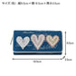 ThinkBee! ホワイトハート 長財布 A004987 送料無料 財布 レディース デニム ハート 刺繍 ビーズ スパンコール 本革 ギフト