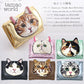 タマオワールド ねこミニ財布 WAL3516 WAL3789 WAL3788 WAL2909 WAL2911 WAL3111 送料無料 ハナカラクサ 刺繍 財布 レディース tamao worldブラック