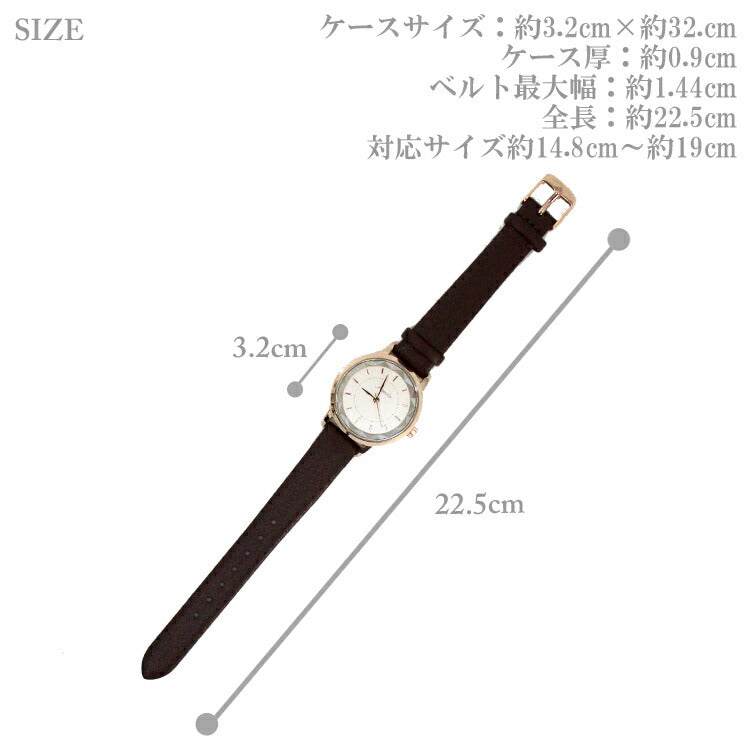 定形外送料無料 フォロー fragola h03320a 腕時計 レディース 見やすい シンプル カジュアル おしゃれ