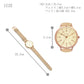 定形外送料無料 フォロー Tea Spoon マットカラーダイヤル 防汗ベルト 腕時計 H01020S-1 時計 合皮 日本製 アラビア数字 シンプル アースカラー ラウンド