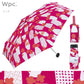 定形外送料無料 wpc. 雨傘 折りたたみ傘 フラワーベース mini 8963-261 晴雨兼用 UVカット 紫外線 巾着 ゆったり収納 コンパクト 花瓶 花柄　北欧風イエロー