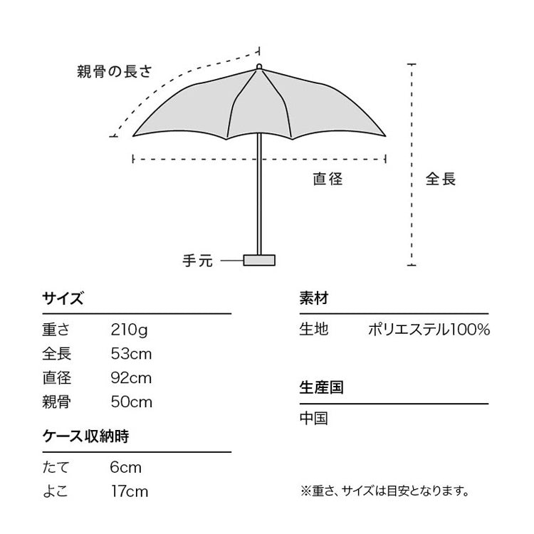 定形外送料無料 Wpc. グラデーションフルーツ ミニ 折りたたみ傘 8469-303-002 傘 日傘 雨傘 晴雨兼用 ＵＶカット 折り畳み コンパクト 収納